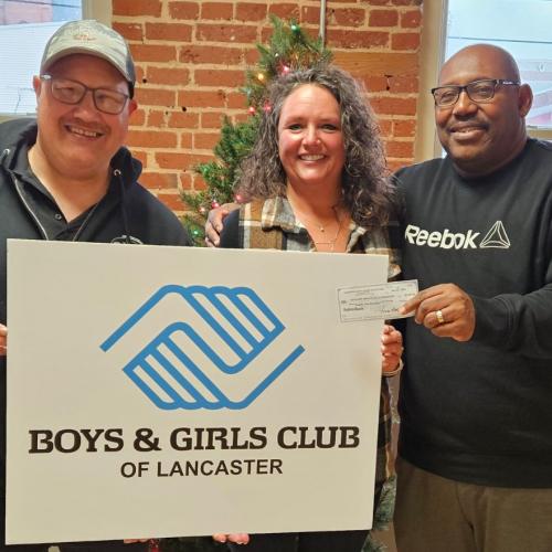 Boys and Girls Club donation